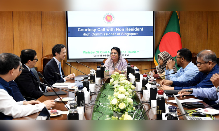 বিমানবন্দর সেবার আধুনিকায়নে সহায়তার আগ্রহ সিঙ্গাপুরের