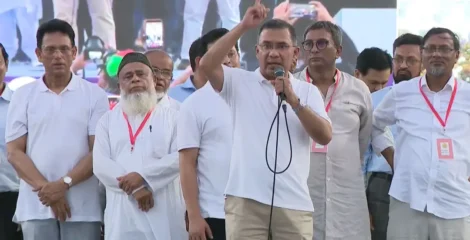 অরাজকতা সৃষ্টি করলে বসে থাকবে না সরকার : তারেক রহমান