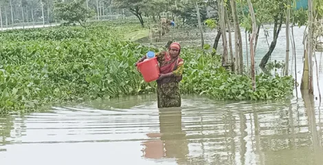 পানি কমলেও স্বস্তি নেই, এখনও বিপৎসীমার ওপরে দুধকুমার