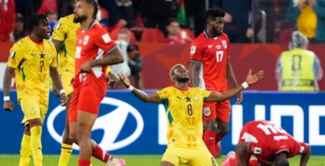 যোগ করা সময়ে ঘানার জয়, হতাশায় ডুবল পানামা