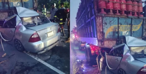 এক্সপ্রেসওয়েতে দুর্ঘটনা, ট্রাকে প্রাইভেটকারের ধাক্কায় নিহত ৫