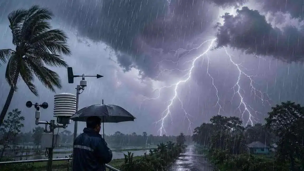 দেশের ১৯ অঞ্চলে ঝোড়ো হাওয়া বজ্রবৃষ্টির সতর্কতা