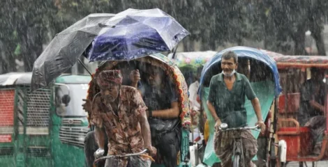 ঢাকা-চট্টগ্রামসহ ১১ অঞ্চলে বজ্রবৃষ্টি ও দমকা হাওয়ার সতর্কতা