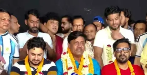 চলচ্চিত্র শিল্পী সমিতির সভাপতি শিবা শানু, সাধারণ সম্পাদক জয় চৌধুরী