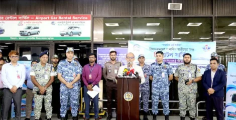 শাহজালাল বিমানবন্দরে চালু হলো বিনামূল্যের শাটল সার্ভিস, উপকৃত হবেন যাত্রীরা