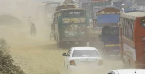 বায়ুদূষণে শীর্ষে দিল্লি, ১৮ নম্বরে ঢাকা