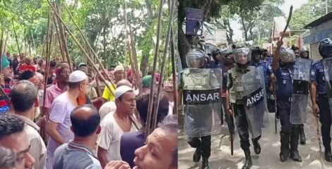 বাজারের নাম নিয়ে ৬ ঘণ্টার সংঘর্ষে নিহত ১, বন্ধ ট্রেন চলাচল