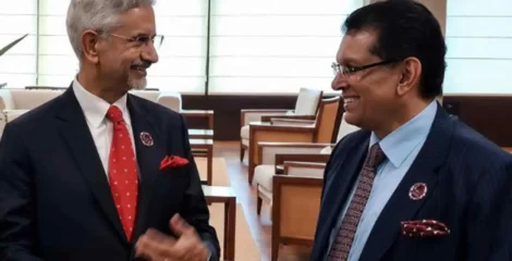 ম্যানিলায় জয়শঙ্করের সঙ্গে খলিলুর রহমানের শুভেচ্ছা বিনিময়