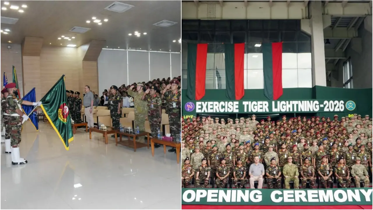 যুক্তরাষ্ট্র-বাংলাদেশের যৌথ সামরিক মহড়া ‘টাইগার লাইটনিং-২০২৬’ শুরু
