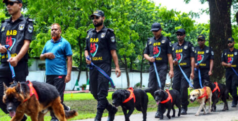 নিলামে বিক্রি হলো র‍্যাবের ডগ স্কোয়াডের ৮ কুকুর