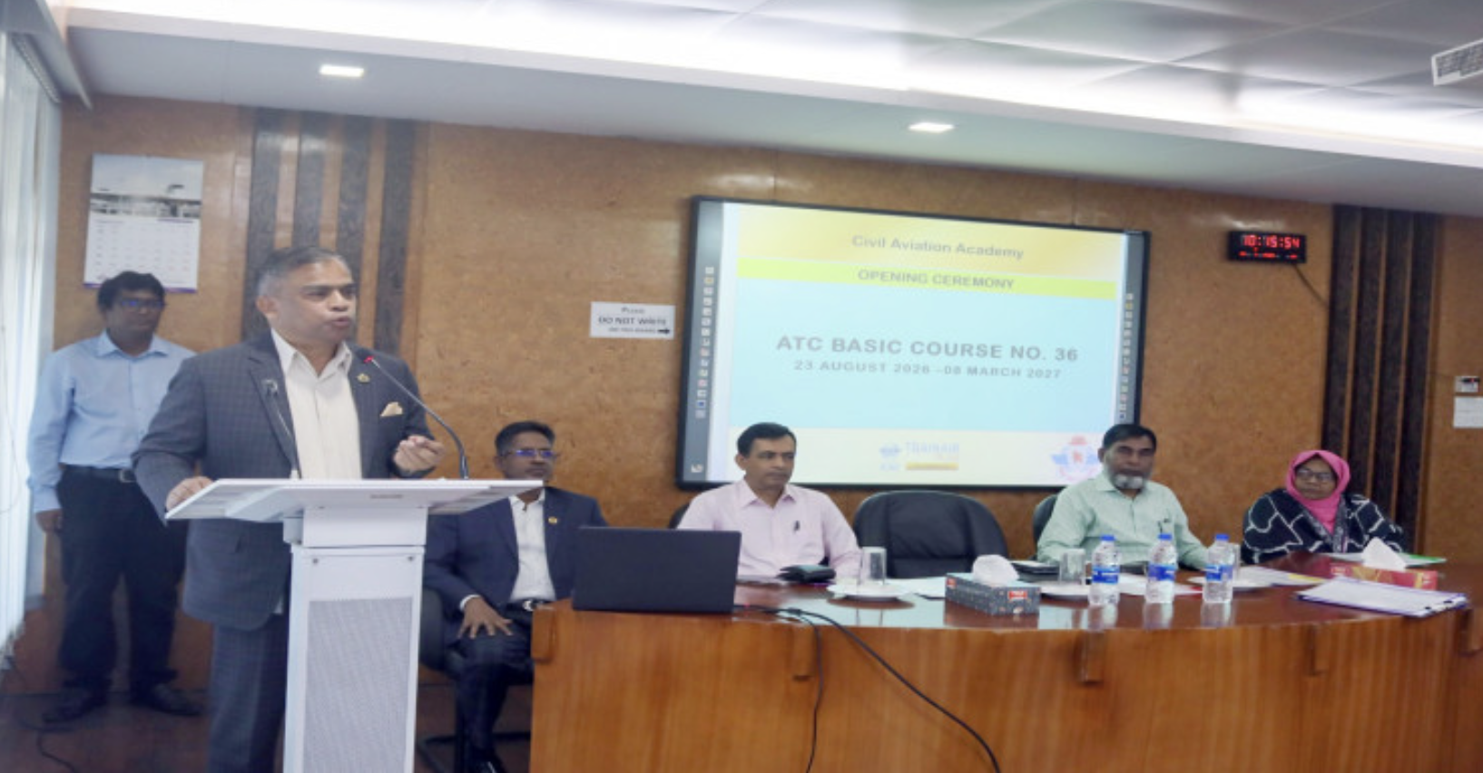 নিরাপদ আকাশপথে দক্ষ জনবল গড়তে এটিসি বেসিক কোর্স শুরু