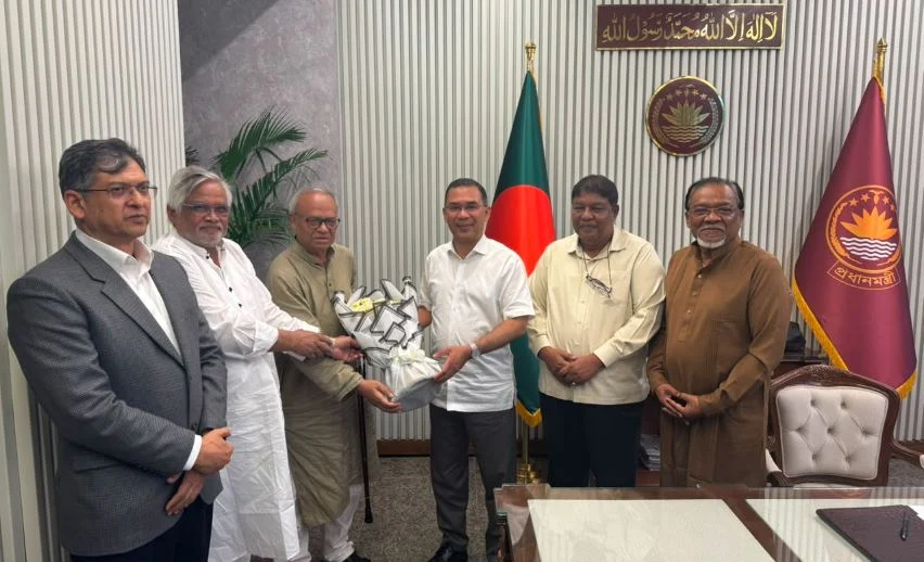 প্রধানমন্ত্রীর সঙ্গে বিএনপির স্থায়ী কমিটির নতুন চার সদস্যের সাক্ষাৎ