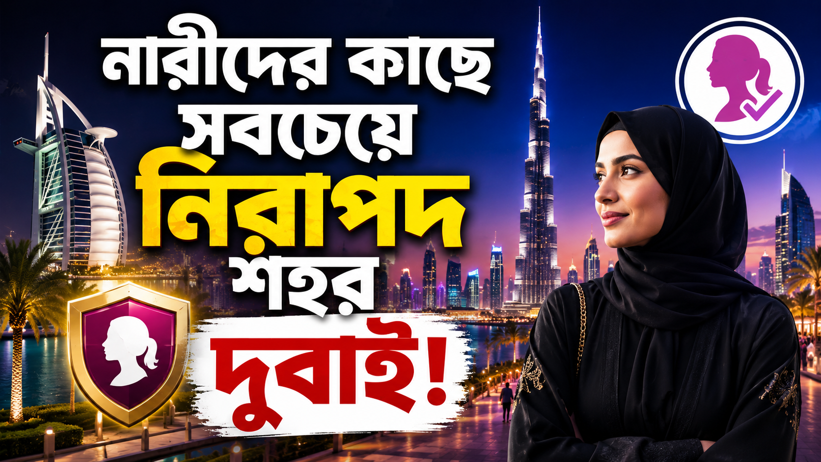 কেন নারীদের কাছে নিরাপদ শহর দুবাই