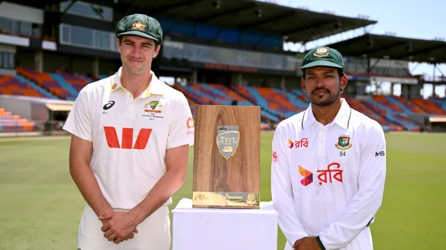 ২৩ বছর পর অস্ট্রেলিয়ার মাটিতে টেস্ট, টসে হেরে ফিল্ডিংয়ে বাংলাদেশ