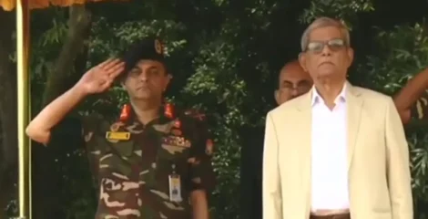 বঙ্গভবনে দাপ্তরিক কাজ শুরু করলেন রাষ্ট্রপতি মির্জা ফখরুল