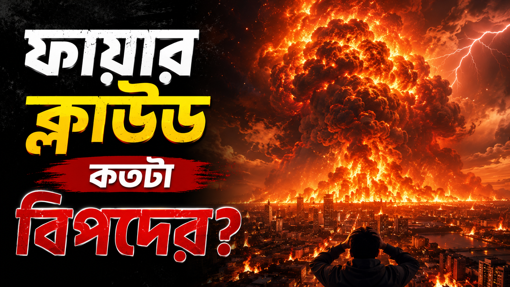 ফায়ার ক্লাউড পুড়িয়ে দিচ্ছে ইউরোপ