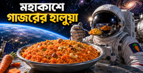 মহাকাশে গাজরের হালুয়া