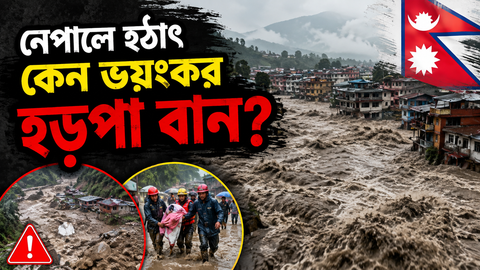 কী কারণে নেপালে হড়পা বান? উত্তর খুঁজছেন বিশেষজ্ঞরা