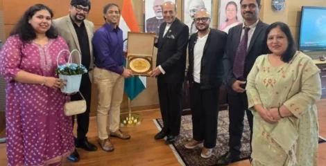 ভারতীয় হাইকমিশনারের সঙ্গে আইএবিডি প্রতিনিধিদলের সাক্ষাৎ
