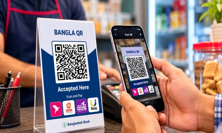 বাংলা কিউআরে দেড় হাজার কোটি টাকার লেনদেন