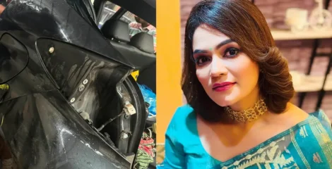 সড়ক দুর্ঘটনায় আহত মৌসুমী মৌ, বর্তমানে শঙ্কামুক্ত