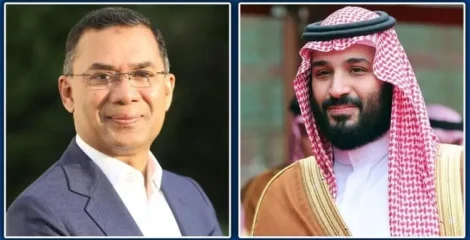 সৌদি যুবরাজকে চিঠি দিলেন তারেক রহমান