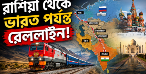 রাশিয়া থেকে ভারত পর্যন্ত রেললাইন!