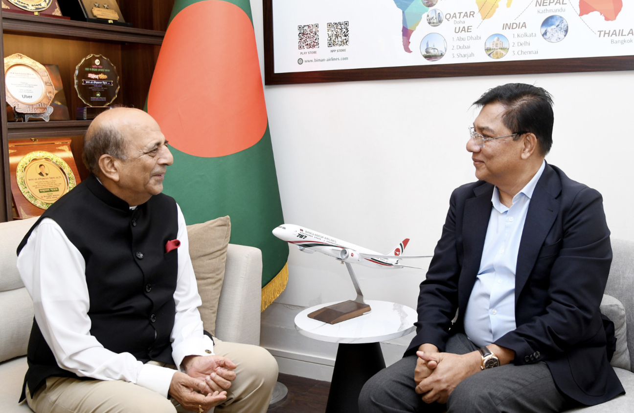 এভিয়েশন খাতে সহযোগিতা বাড়াতে বাংলাদেশ-ভারত আলোচনা