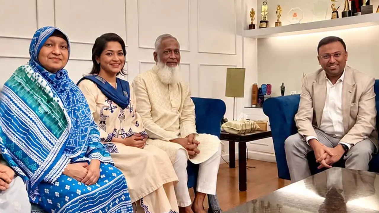 বাঁধনের বাসায় হুমায়ুন কবির, জানালেন পাশে থাকার বার্তা