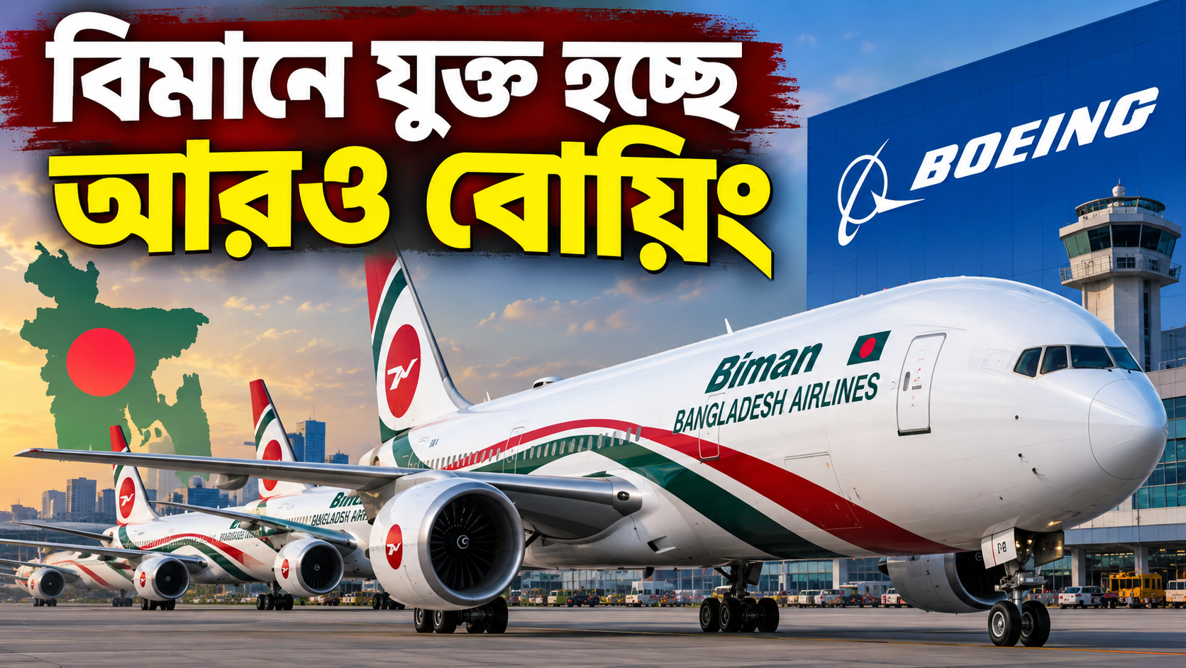 বোয়িংয়ে বহর সাজাচ্ছে বাংলাদেশ