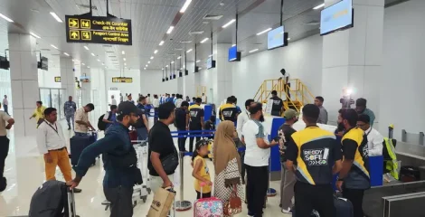 কক্সবাজারের নতুন আন্তর্জাতিক টার্মিনালে পরীক্ষামূলক কার্যক্রম
