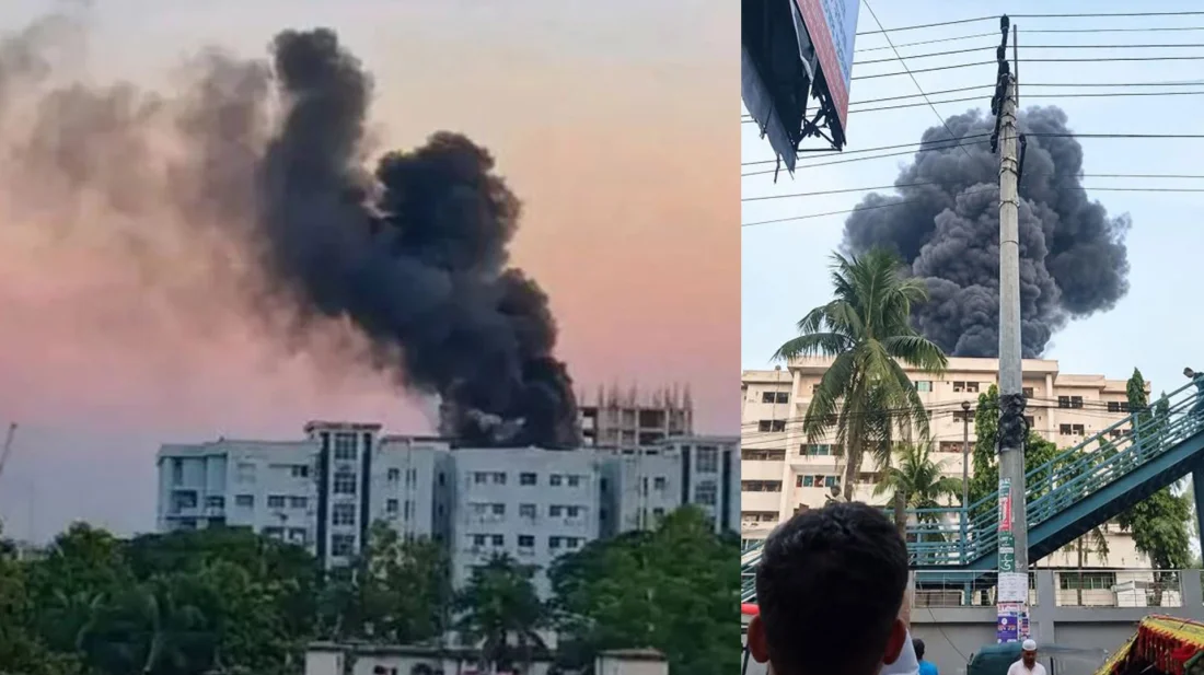 ময়মনসিংহ মেডিক্যালে লিফটে আগুন, হুড়োহুড়িতে আহত কয়েকজন