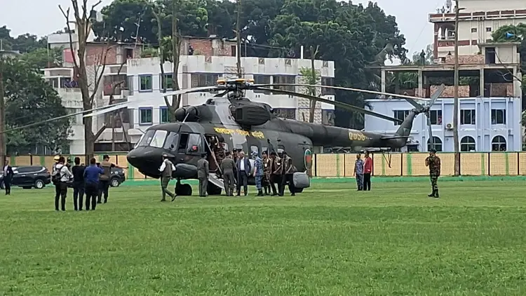 ঠাকুরগাঁওয়ে পৌঁছেছেন রাষ্ট্রপতি মির্জা ফখরুল