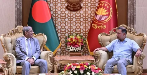 রাষ্ট্রপতির সঙ্গে প্রধানমন্ত্রীর প্রথম সৌজন্য সাক্ষাৎ