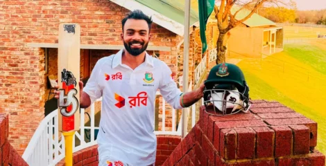 প্রথম বাংলাদেশি হিসেবে বিদেশের মাটিতে ট্রিপল সেঞ্চুরি হৃদয়ের