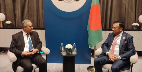 ডি-৮ মহাসচিবের সঙ্গে পররাষ্ট্র প্রতিমন্ত্রী হুমায়ুন কবিরের বৈঠক