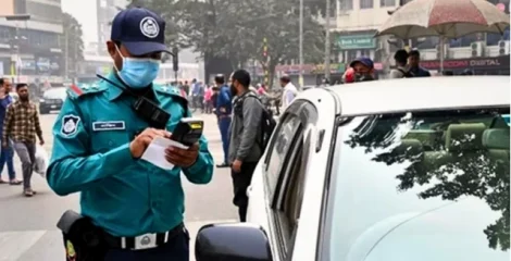 রাজধানীতে ট্রাফিক আইন লঙ্ঘন, এক দিনে ২৭৯৯ মামলা