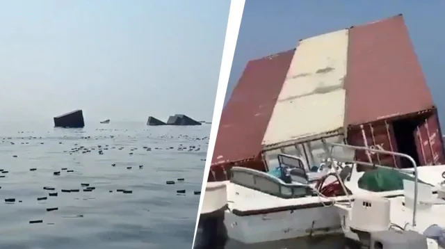 হরমুজ প্রণালিতে জাহাজডুবি, সাগরে ভাসছে আইফোন ও দামি পারফিউম