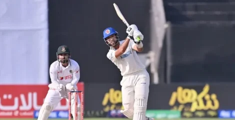 হাসানের ঐতিহাসিক হ্যাটট্রিক, রহমতের সেঞ্চুরি, ১০৬ রানের লিড বাংলাদেশের