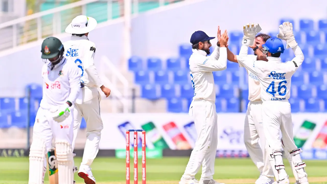 তানজিদ-সাদমানের ঝোড়ো শুরু, দিন শেষে ৩১৭ রানে বাংলাদেশ